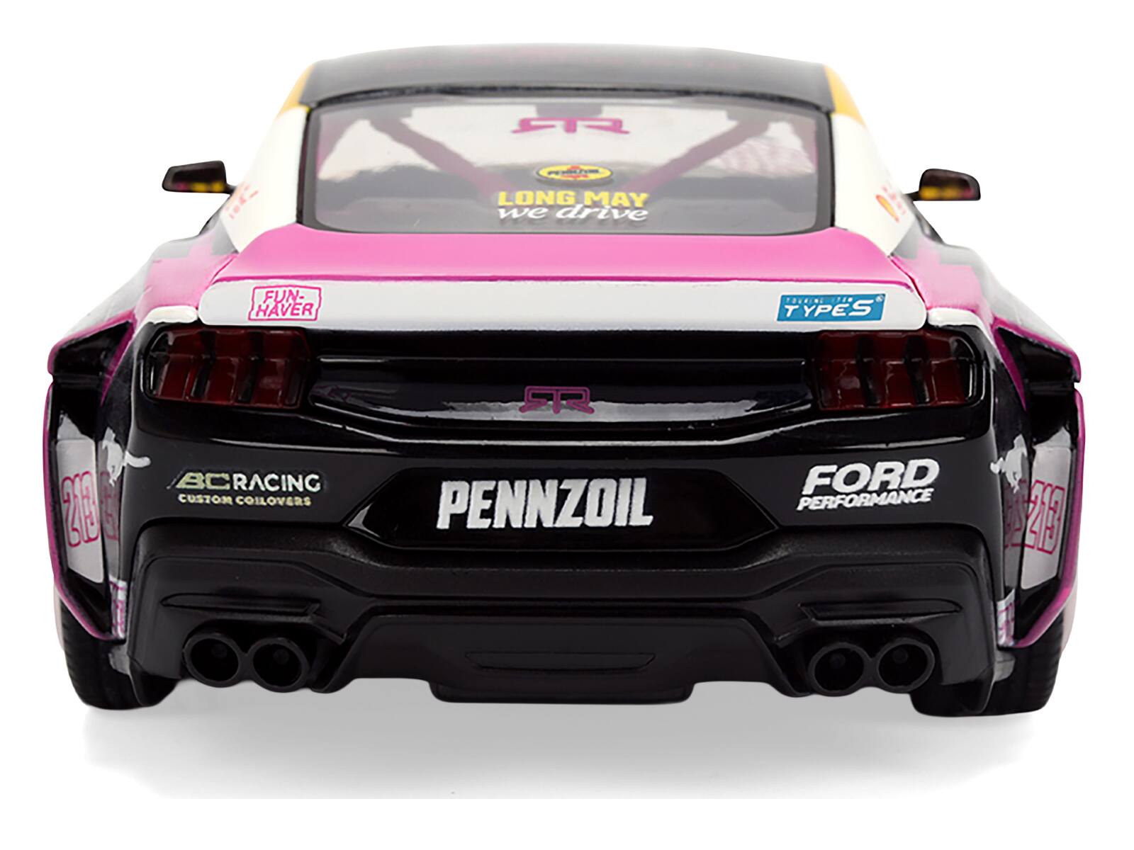 LONG MAY we drive  
FUN HAVEN TOERINETES  
TYPES  
BCRACING BC CUSTOM COILOVERS  
20  
PENNZOIL  
FORD PERFORMANCE  
28