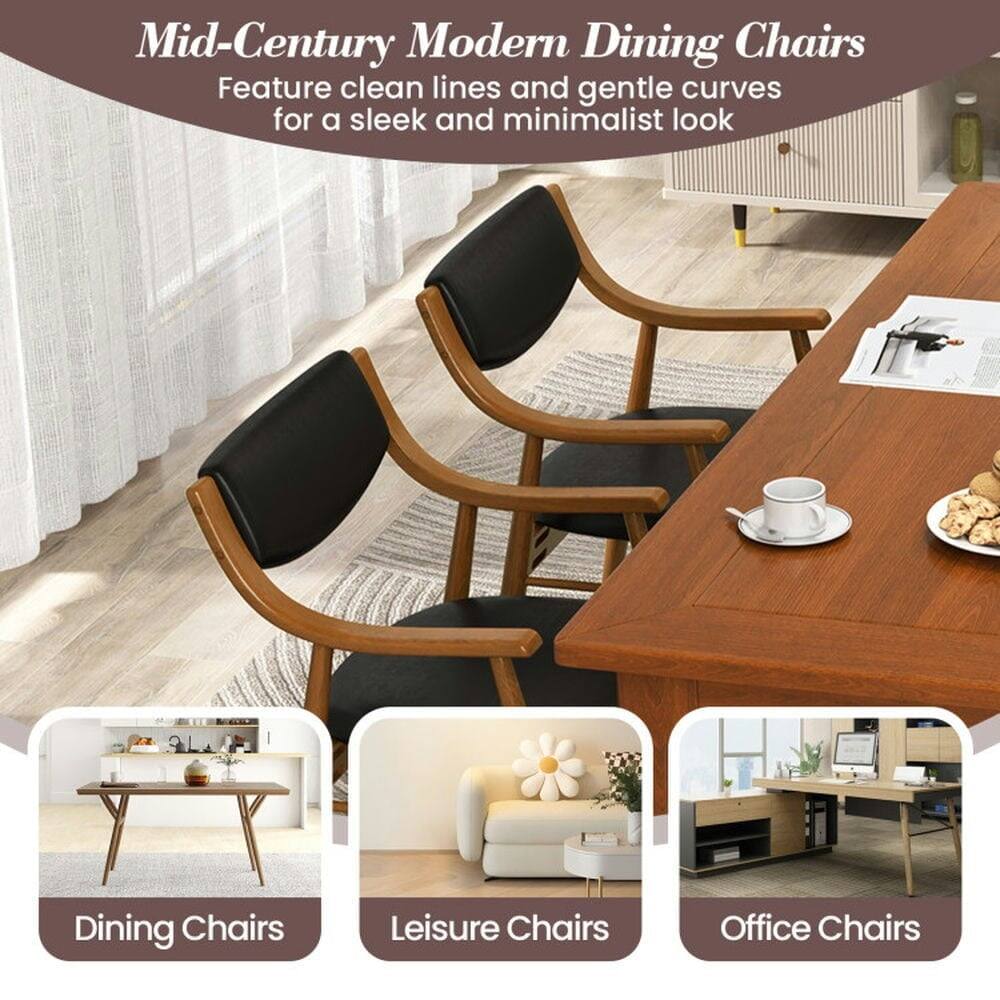 Mid-Century Modern Dining Chairs  
Feature clean lines and gentle curves for a sleek and minimalist look  

Dining Chairs  
Leisure Chairs  
Office Chairs