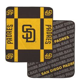 Pegasus - San Diego Padres 60- x 70- Reverse Block Double-Sided Ultra Cozy Blanket - Multicolor