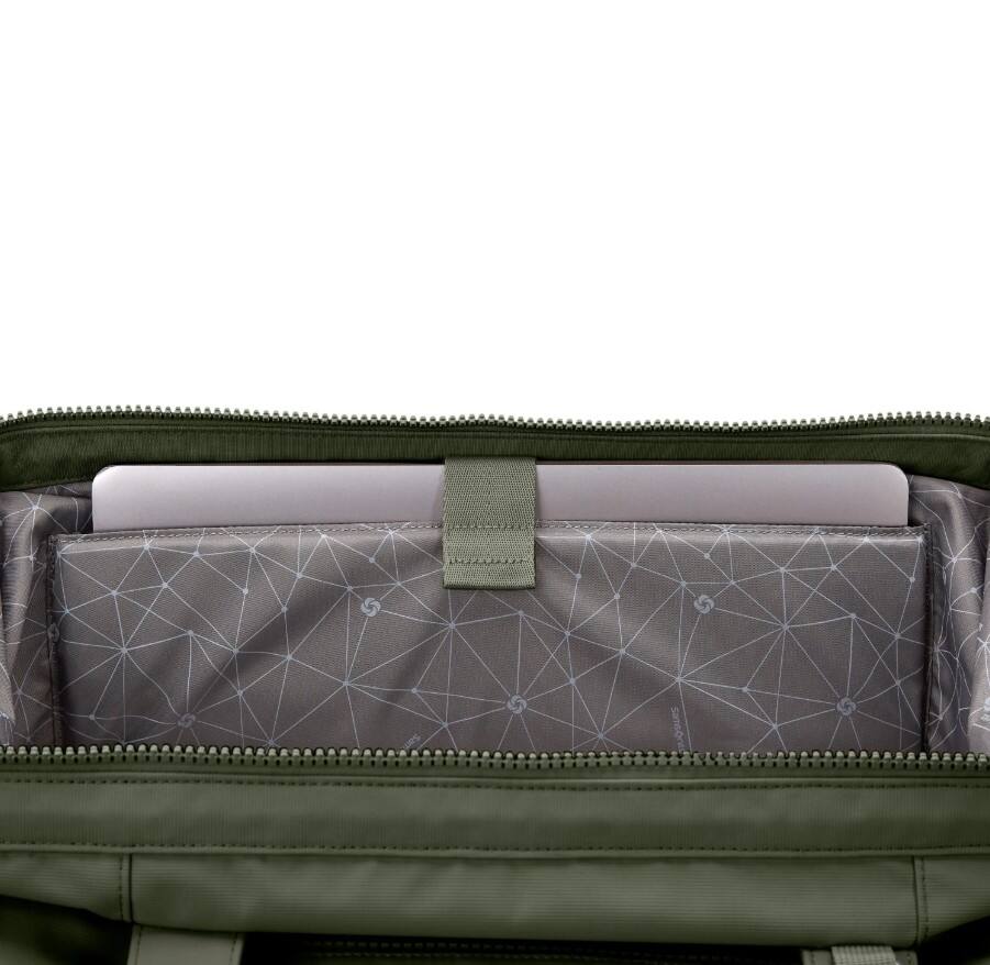 Back. Samsonite - Better Than Basic Drop Bottom Weekender Duffle Bag - OLIVE.