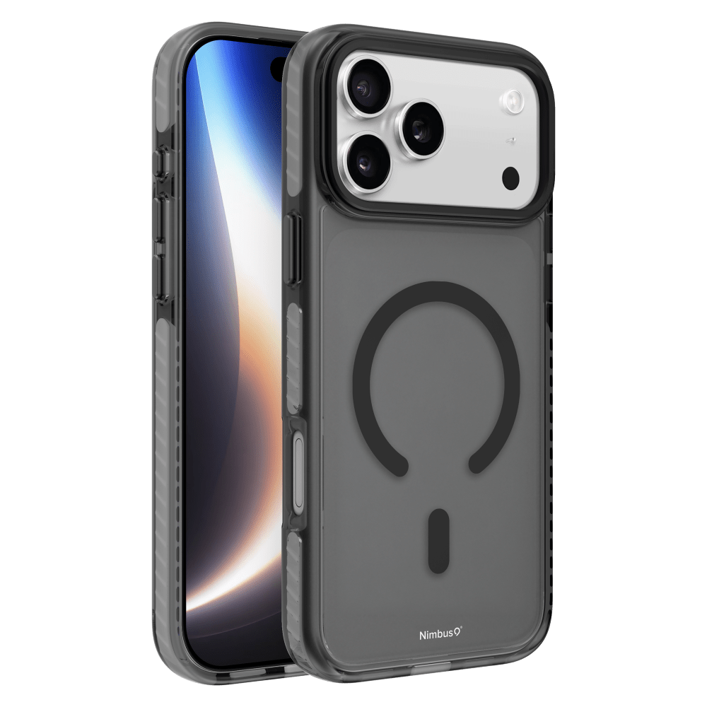Front. Nimbus9 - Phantom 3 MagSafe Case for Apple iPhone 18 Pro Max / 17 Pro Max - Black.