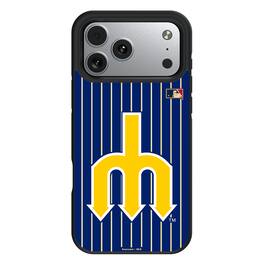 Keyscaper - MLB - Seattle Mariners Bump Case with 8.2ft Drop Protection - 15 Pro - Multicolor