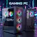 Left. STGAubron - STGAubron Gaming PC Computer Desktop, AMD Ryzen 5 5500 up to 4.2Ghz, GeForce RTX 3060 12G, 16G DDR4 RAM, 1T SSD, WIN11H - Black.