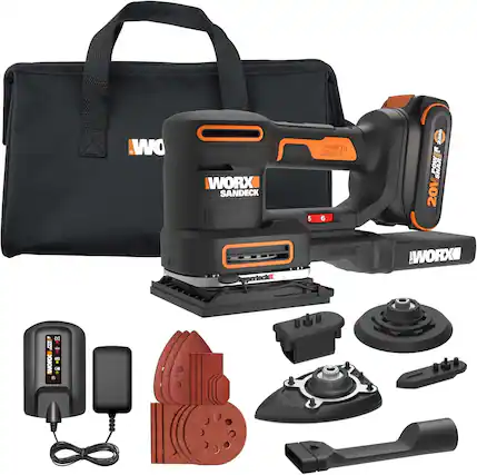WORX SANDECK 5 REWOS EIVTIO 6 50.3 R WV POW SHAR bC 20V pertecK OustStop III LWORX - X - - WORK C