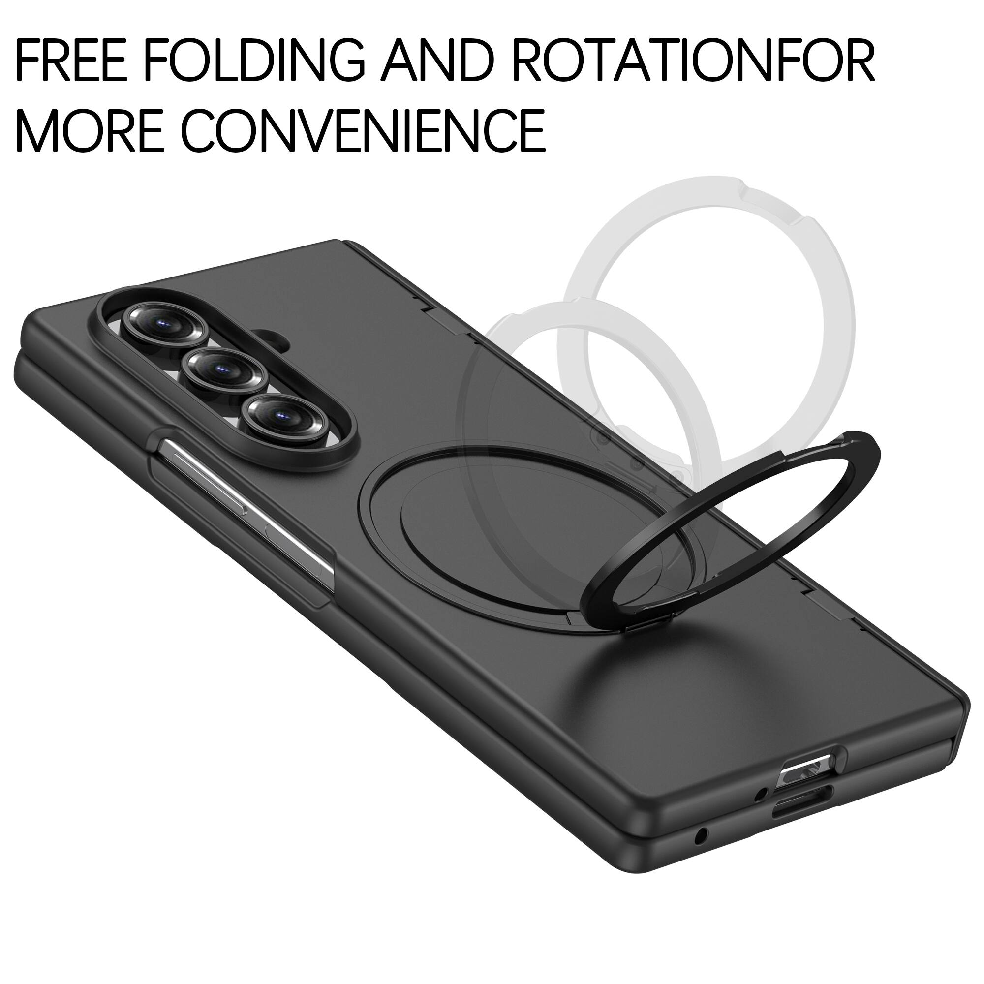 FREE FOLDING AND ROTATION FOR MORE CONVENIENCE