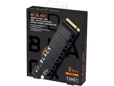 Western Digital WD_BLACK 2TB SN850X NVMe SSD 7300 MB/s, PS5, Gen4 Western Digital WD_BLACK 2TB SN850X NVMe SSD 7300 MB/s, PS5, Gen4