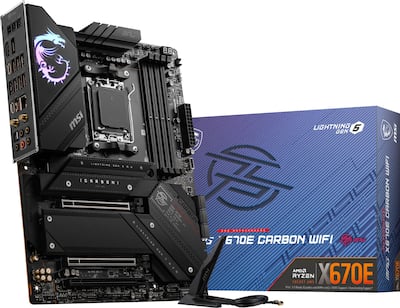 MSI MPG X670E CARBON WIFI (Socket AM5) AMD X670 ATX DDR5 Wi Fi 6E MSI MPG X670E CARBON WIFI (Socket AM5) AMD X670 ATX DDR5 Wi Fi 6E