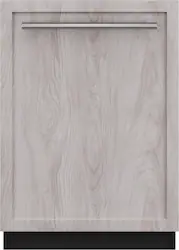 Thermador - Star Sapphire 24" Top Control Smart Built-In Dishwasher with 3rd Rack and Interior Light, 42 dBA - Custom Panel Ready - Front_Zoom