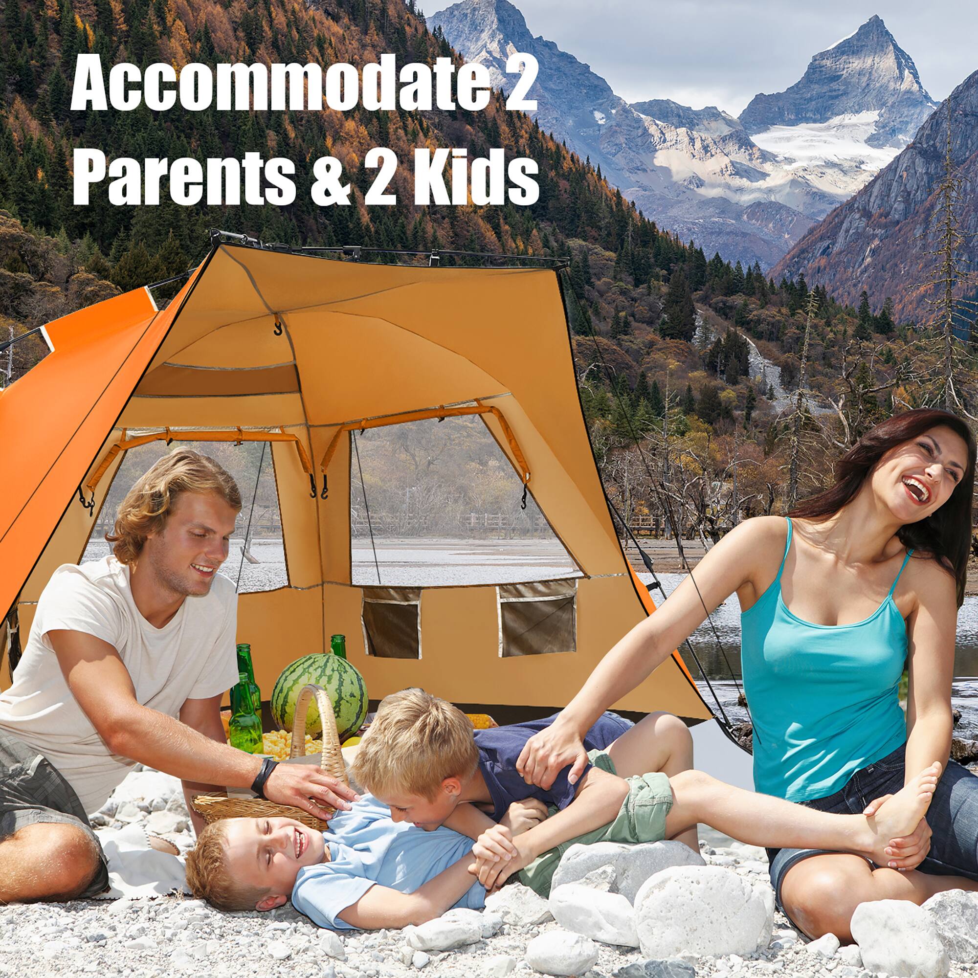 Accommodate 2 Parents & 2 Kids