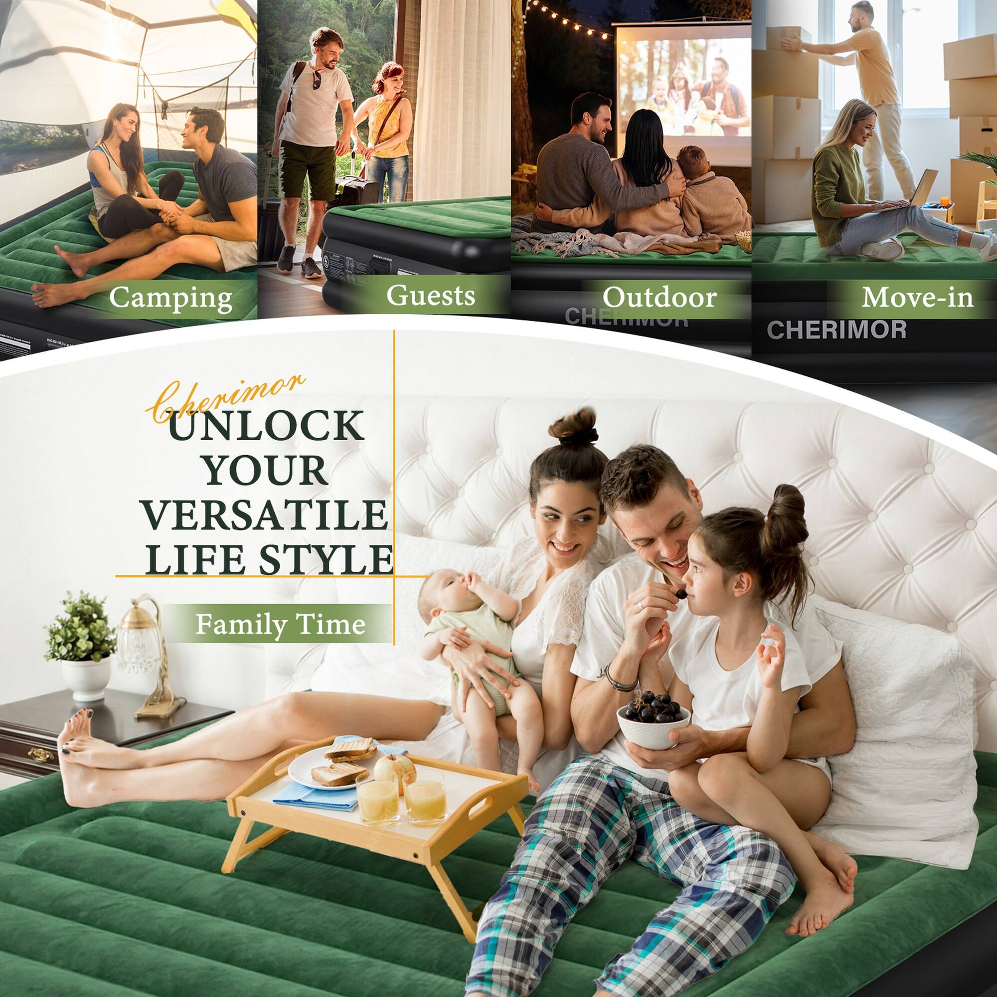 Camping Guests Cherimor UNLOCK YOUR VERSATILE LIFE STYLE

Outdoor Move-in CHERIMOR CHERIMOR

Family Time