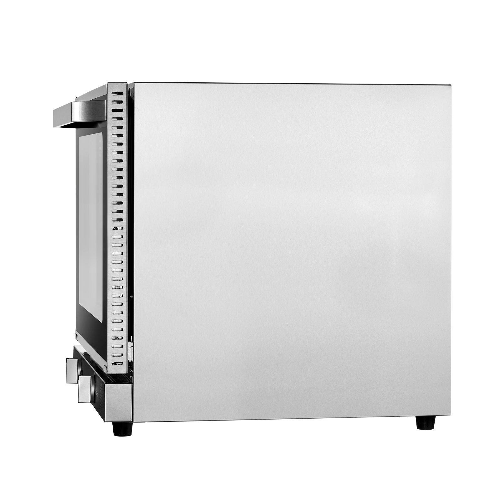 Alt View 8. Loheer - Loheer 66L Commercial Countertop Oven 2800W Electric Baking Oven 4-Tier Stainless Steel Restaurant Toaster Oven - Stainless Steel.