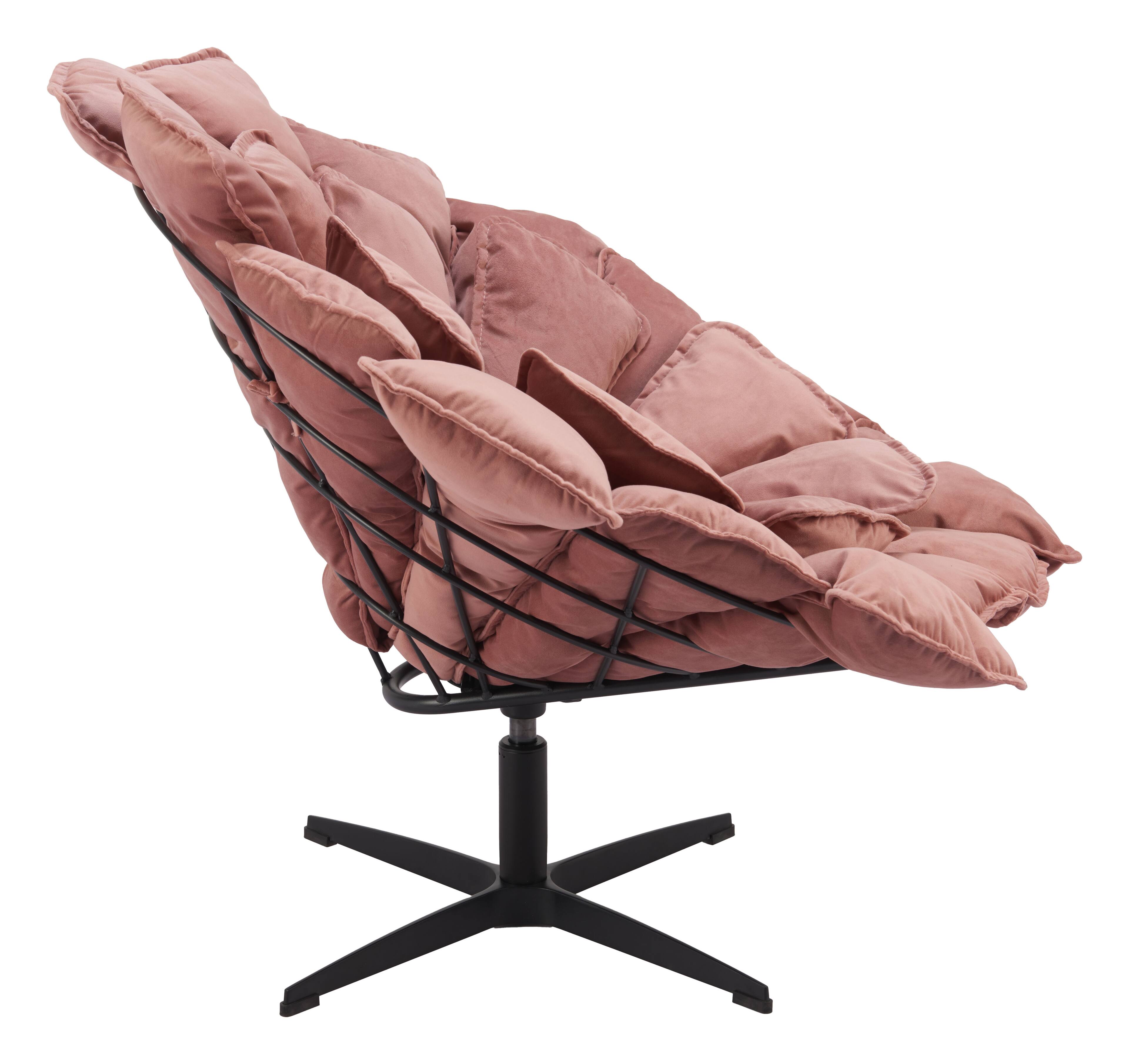 Back. Hivvago - Kipas Accent Chair Pink - Pink.