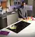 Alt View 28. GE Profile - 36" Built-In Electric Induction Cooktop with 5 Elements, Slide Touch Controls, and Power Boost - Black.