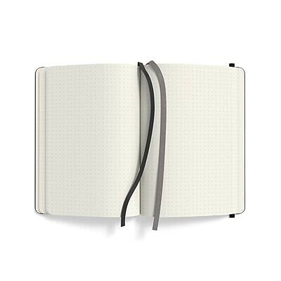 Alt View 4. TRU RED - Medium Flexible Cover Dotted Journal, 5 1/2" x 8" - Black.