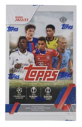 2022-23 Topps UEFA Club Competitions Soccer Hobby Box