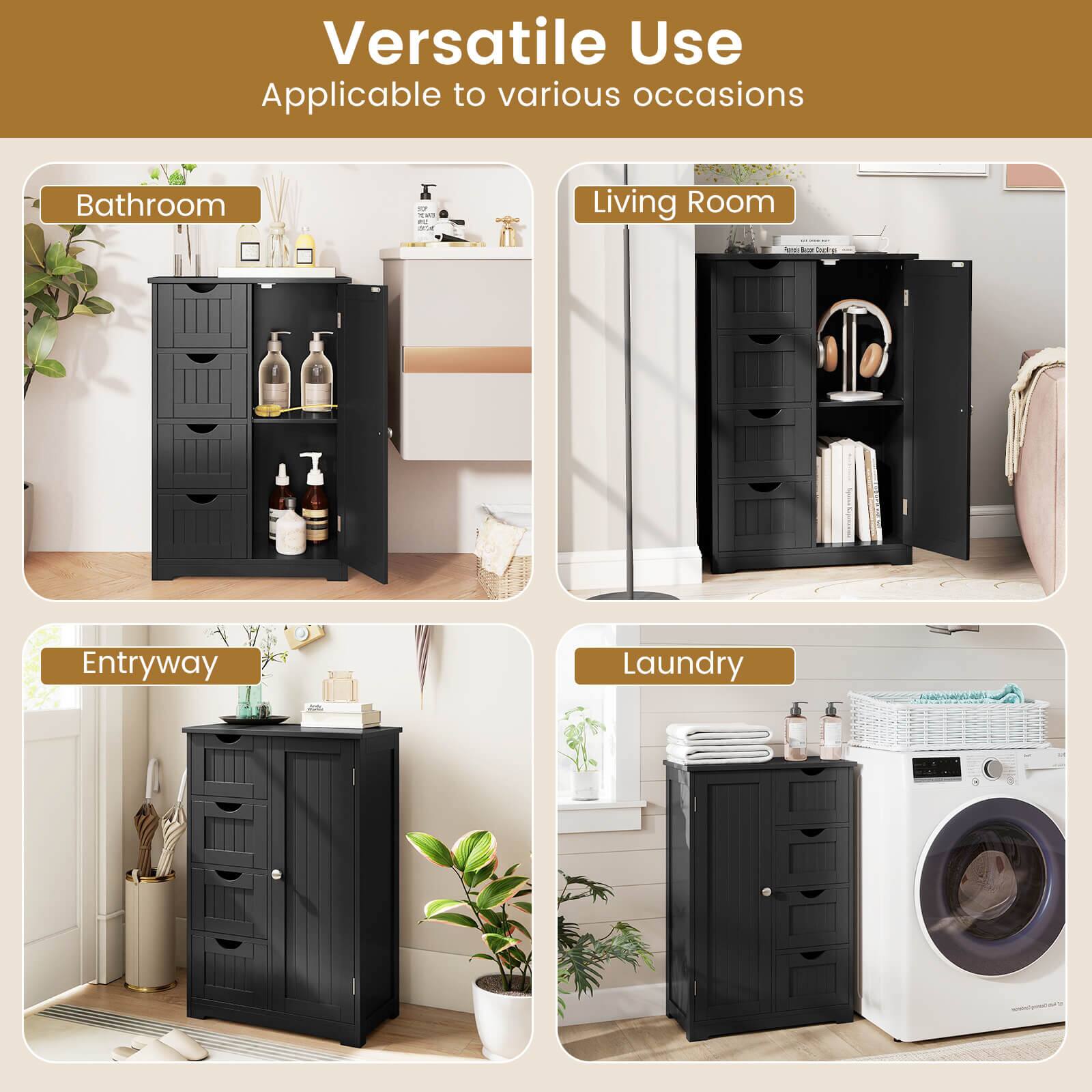 Versatile Use  
Applicable to various occasions  

Bathroom  
Living Room  
Entryway  
Laundry