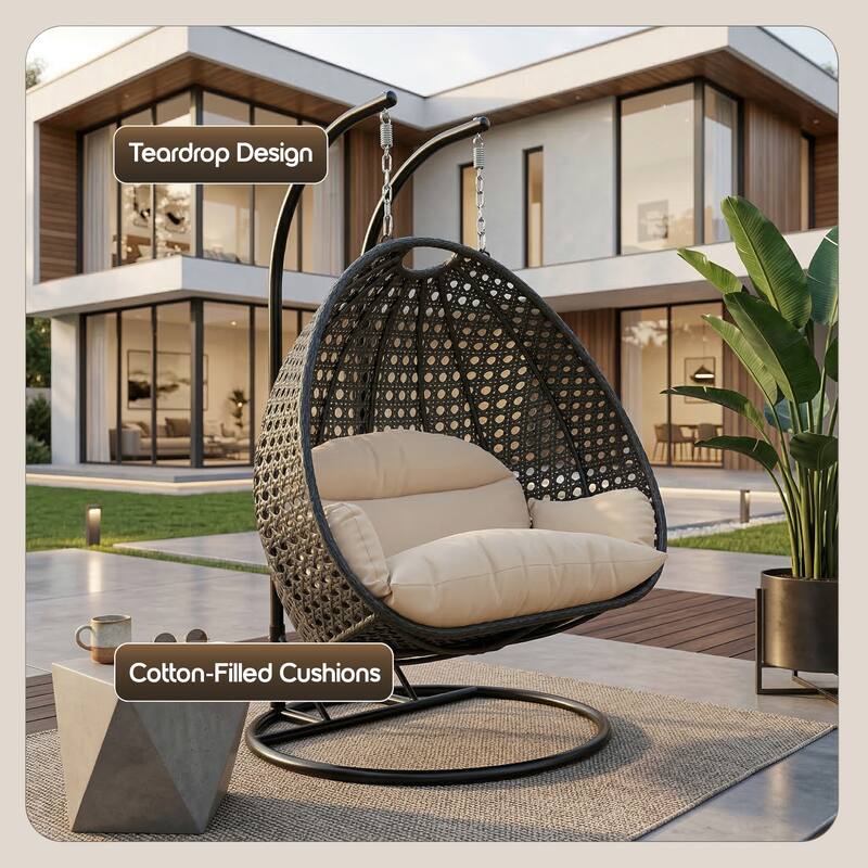 Teardrop Design Cotton-Filled Cushions