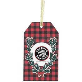 The Memory Company - Toronto Raptors Gift Tag Ornament - Multicolor