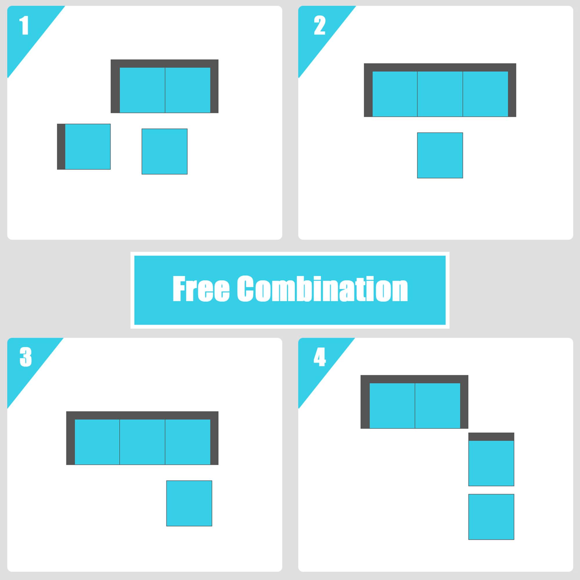 1  
2  
Free Combination  
3  
4