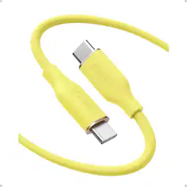 Anker - USB C Cable, Type C Flow Cord(6ft) - Yellow