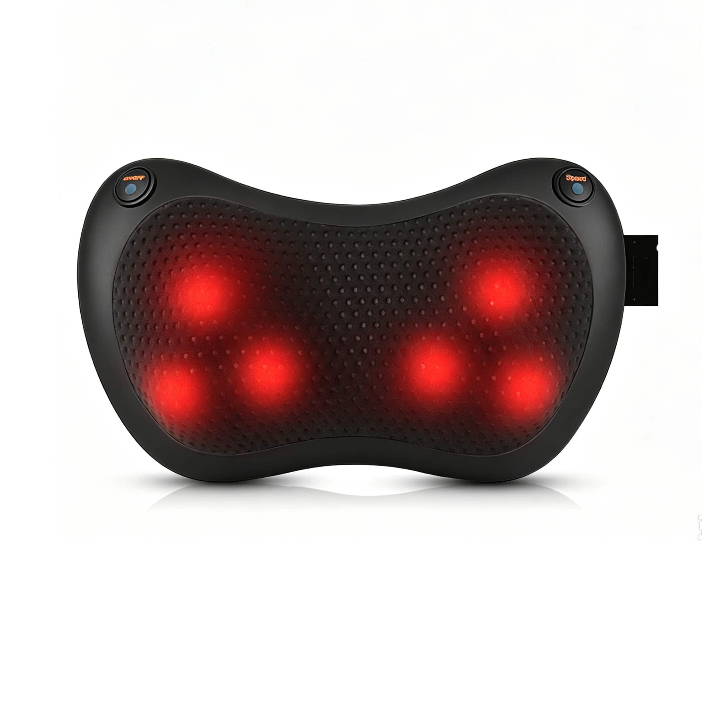 Dazzed Corner - Shiatsu Neck & Back Massager with Heat, Shoulders & Legs - Black