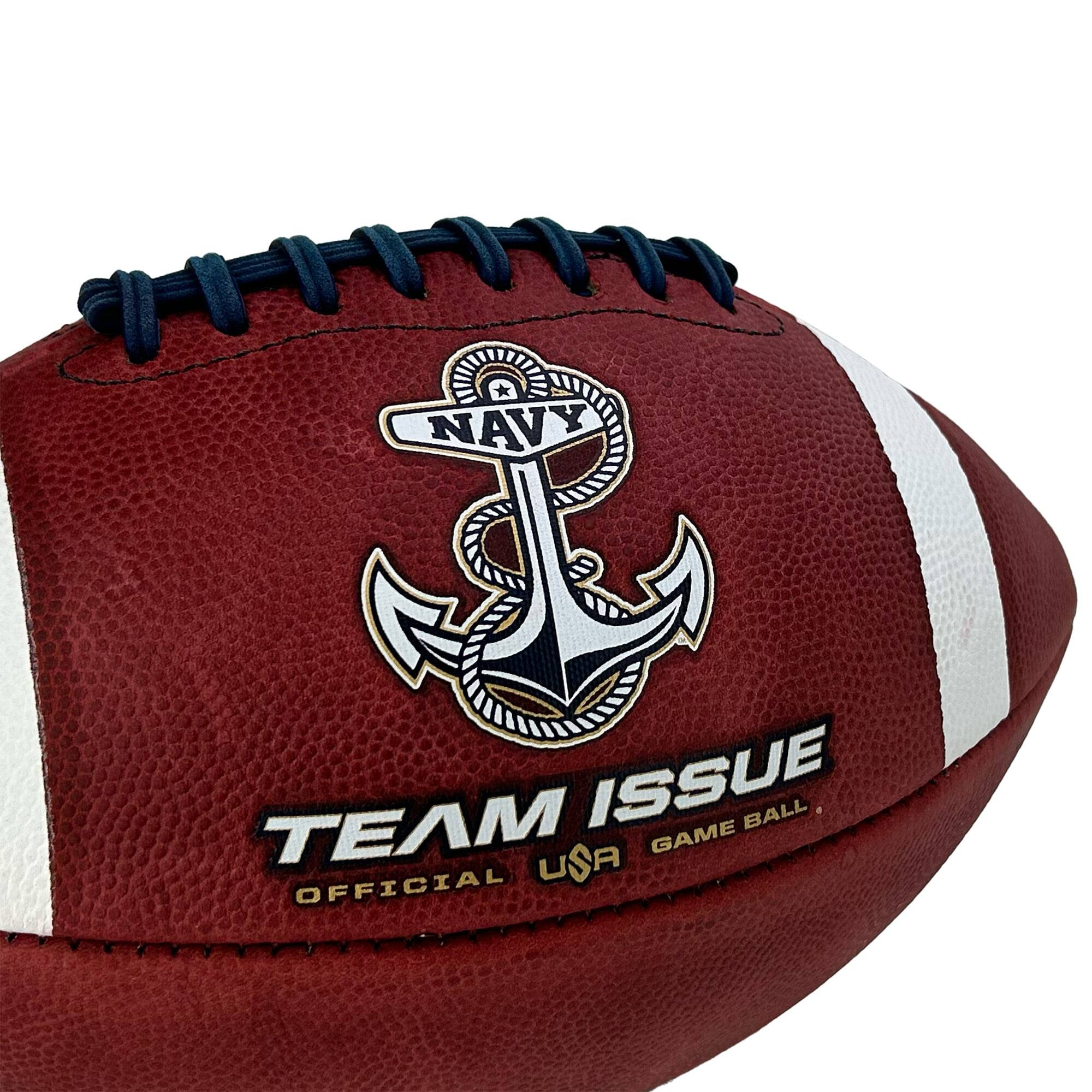 NAVY  
TEAM ISSUE  
OFFICIAL USA GAME BALL
