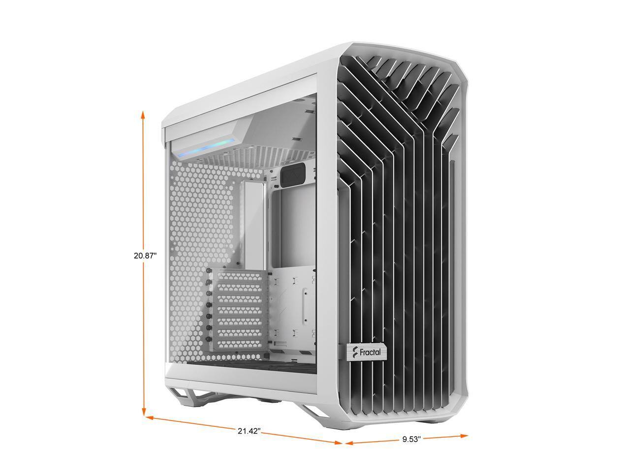 Fractal Design Torrent White E ATX Tempered Glass Window High