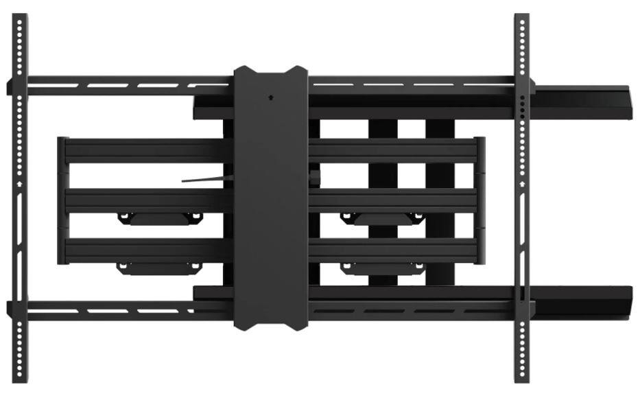 Left. Kanto - Kanto PMX900HD Full Motion Pro Series Mount for 65"-140" TVs - Black - Black.