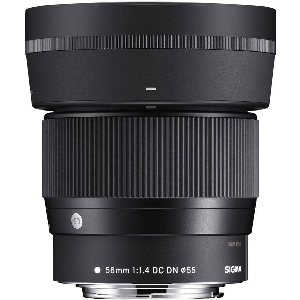 Sigma 56mm F1.4 Contemporary DC DN Lens for Fuji X Mount Black
