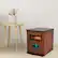 Alt View 12. Lifesmart - 6 Element Infrared Heater Wood Cabinet - Brown.