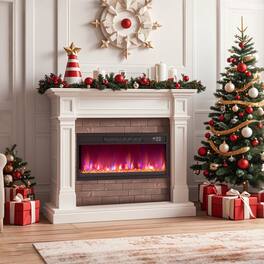 Boyel Living - 27 Inch 1500W Electric Fireplace Insert with Remote Control