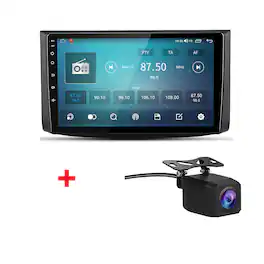 Junsun - For Chevrolet AVEO 2006-2012 Backup Camera 4+64GB Android 15 carplay Car Stereo Radio GPS Navi WIFI RDS DSP SWC BT FM - Black