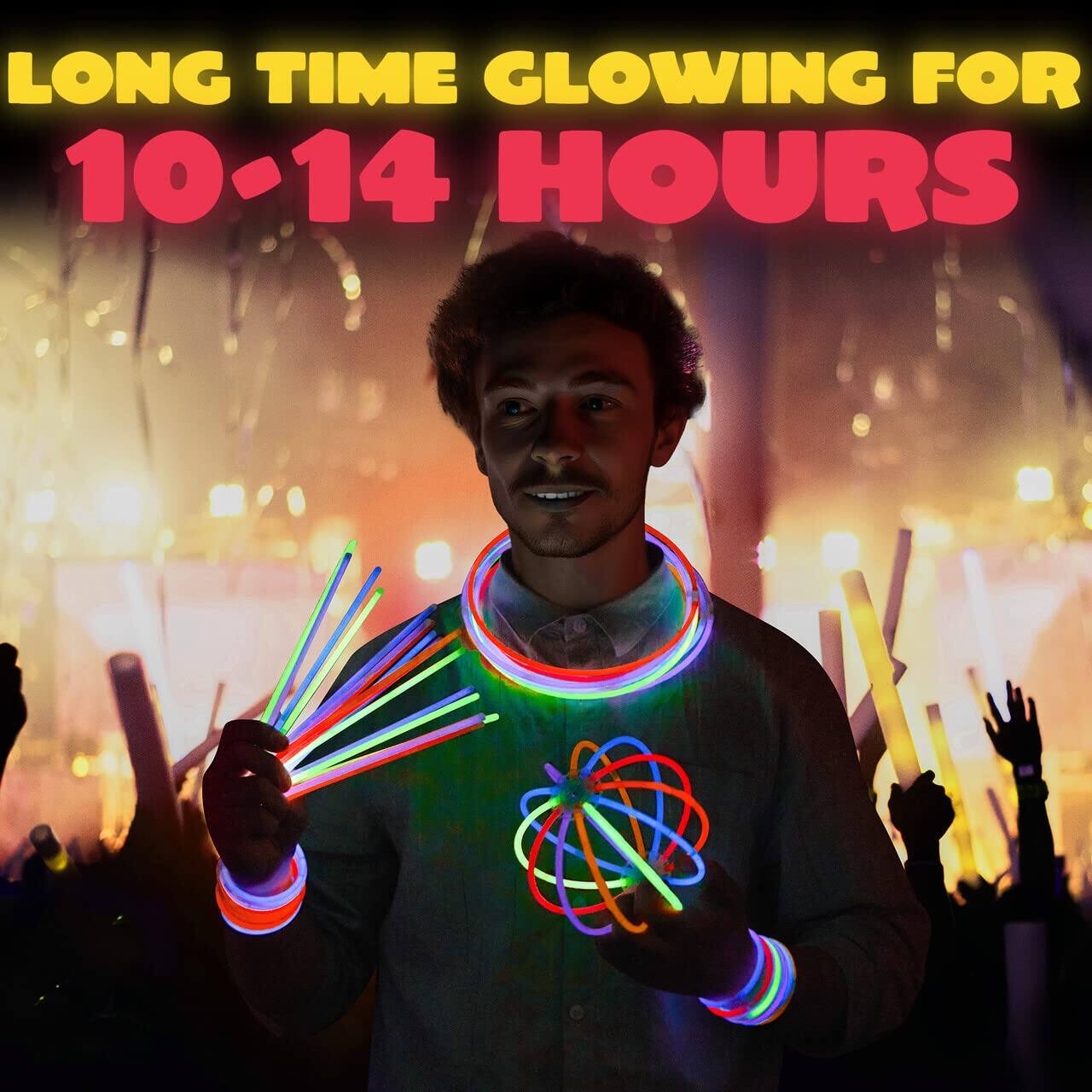 LONG TIME GLOWING FOR 10-14 HOURS