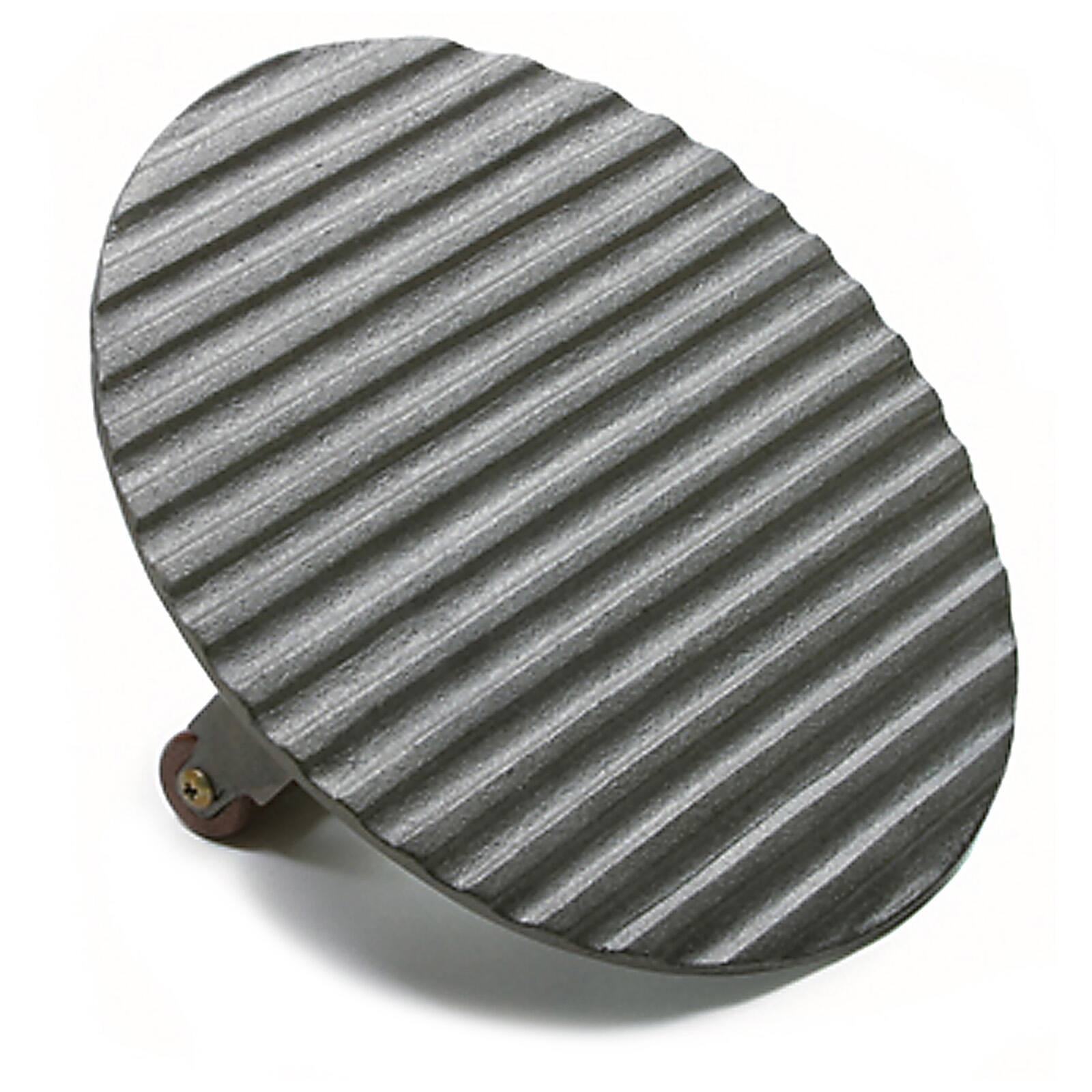 Alt View 2. Norpro - Round Cast Iron Bacon, Steak, and Burger Press, 8.75-Inch - Silver.