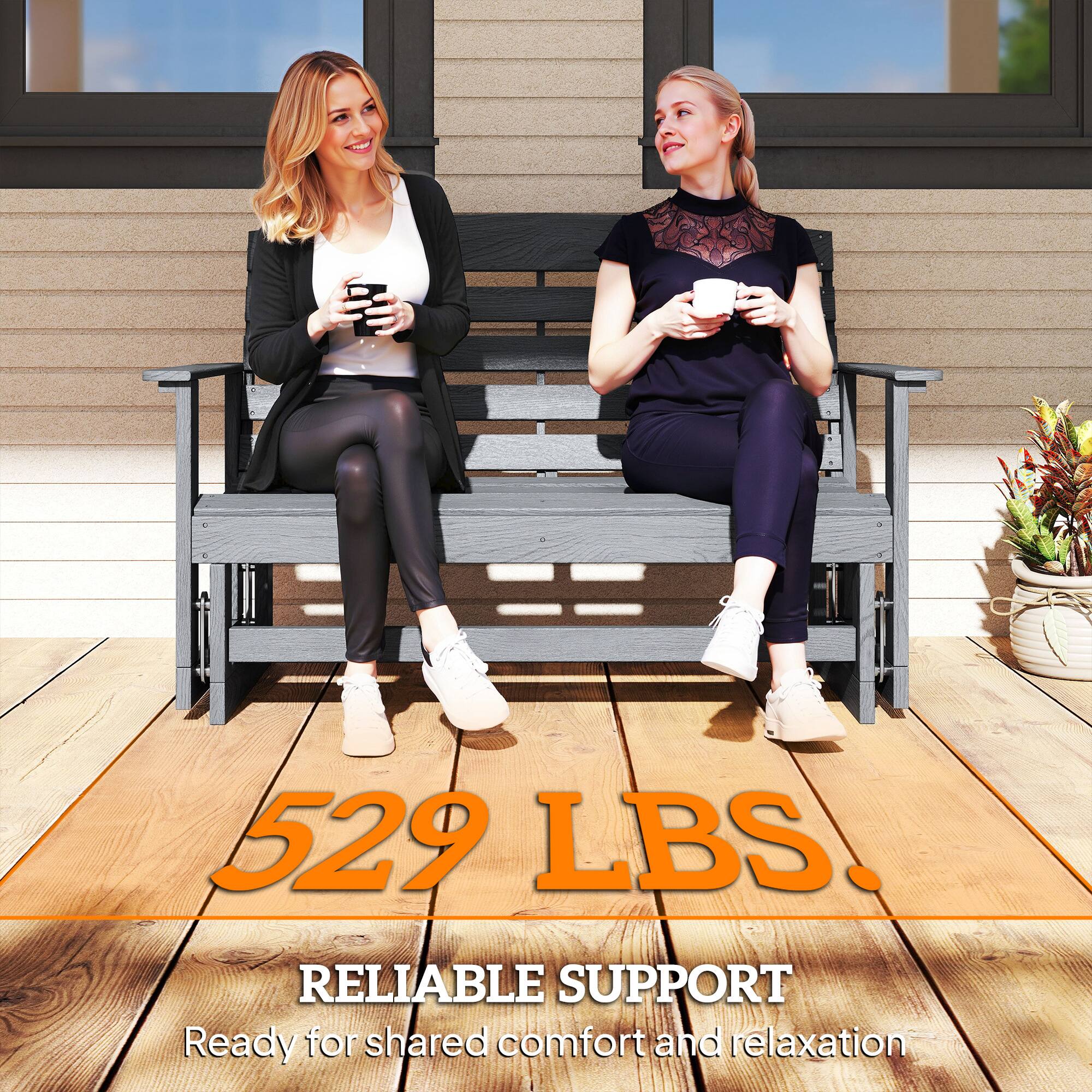 529 LBS.  
RELIABLE SUPPORT  
Ready for shared comfort and relaxation