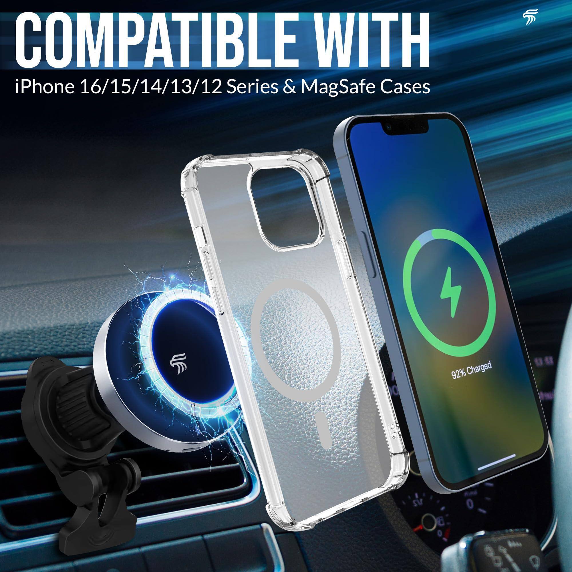 COMPATIBLE WITH  
iPhone 16/15/14/13/12 Series & MagSafe Cases