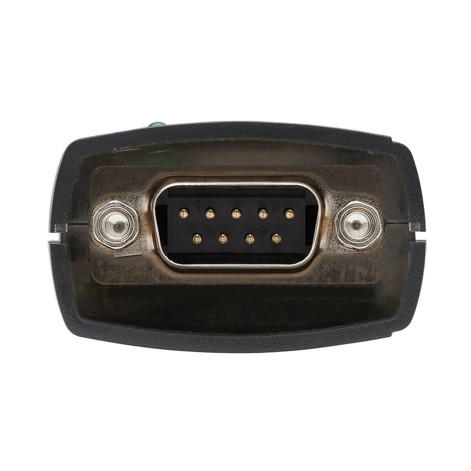 Back. Tripp Lite - Tripp Lite By Eaton Usa-19hs Keyspan Usb-a Male To Db9 Rs232 Male Serial Adapter, 3 Ft., Black, Usa-19hs - Black.