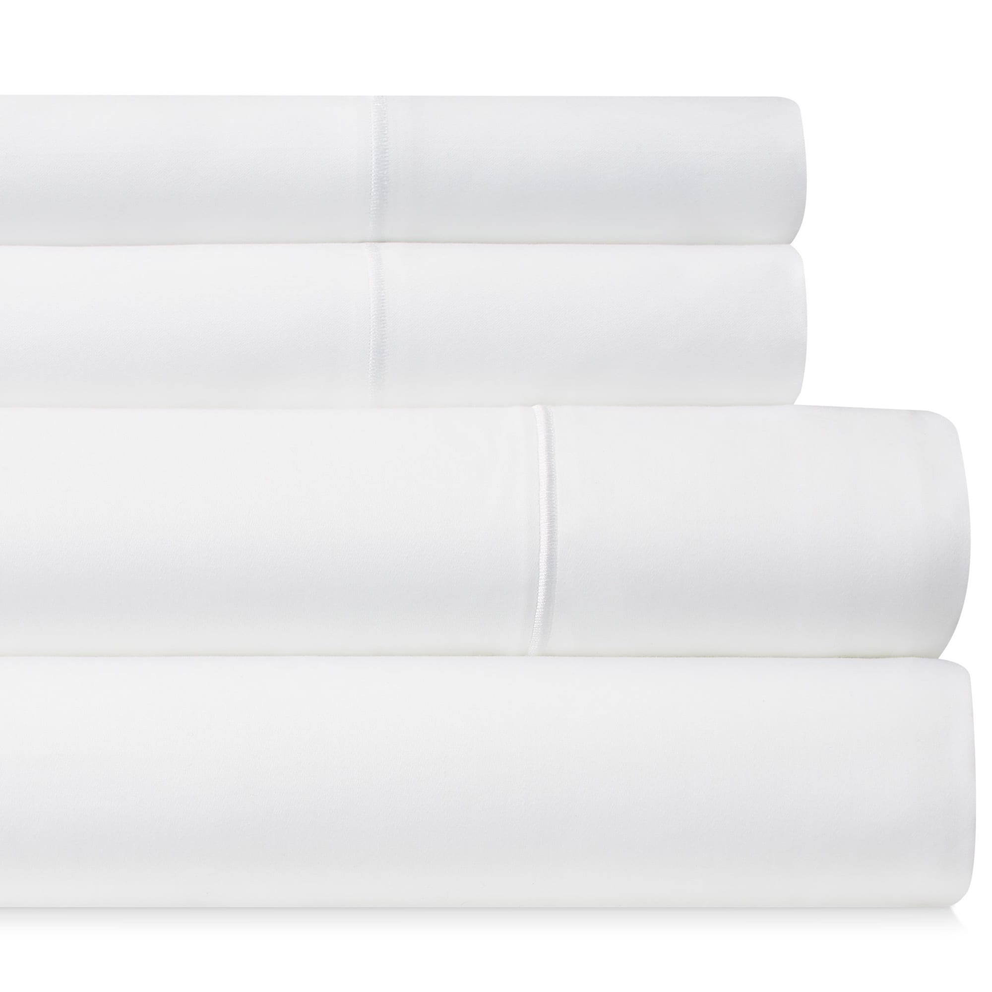 Bibb Home - 1000TC Egyptian Cotton Rich 4-Piece Sheet Set - White price history on PriceWatchPro