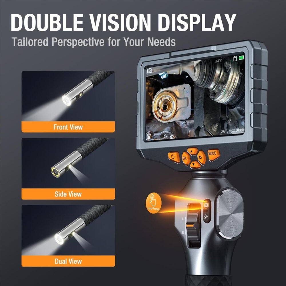 DOUBLE VISION DISPLAY  
Tailored Perspective for Your Needs  

Front View  
Side View  
Dual View