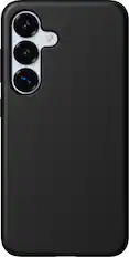 Front. Insignia™ - Recycled Silicone Case for Samsung Galaxy S25 - Black.