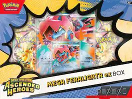 Pokémon - Pokemon TCG: Mega Evolution - Ascended Heroes Mega Feraligatr ex Box