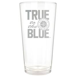 Great American Products - Seattle Mariners Etched 16oz. Rally Cry Pint Glass - Multicolor