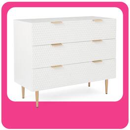Click365 - Kingston Modern Chest of Drawers - White