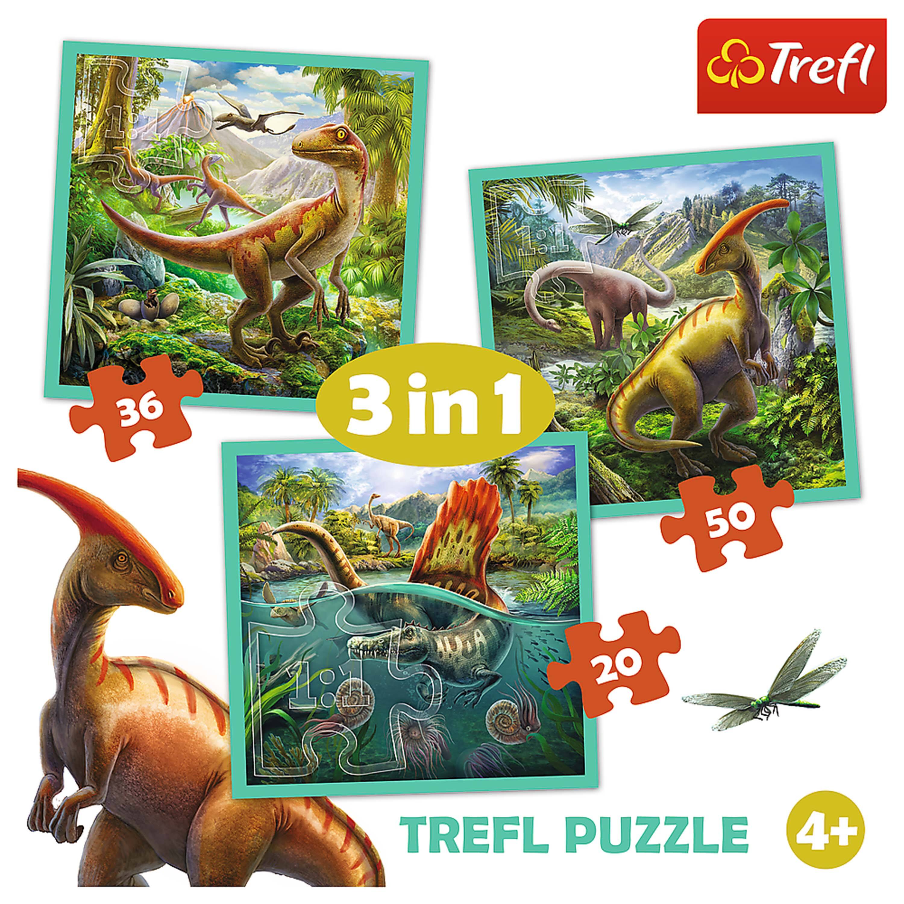 Trefl 3 in 1  
36, 50, 20  
TREFL PUZZLE  
4+