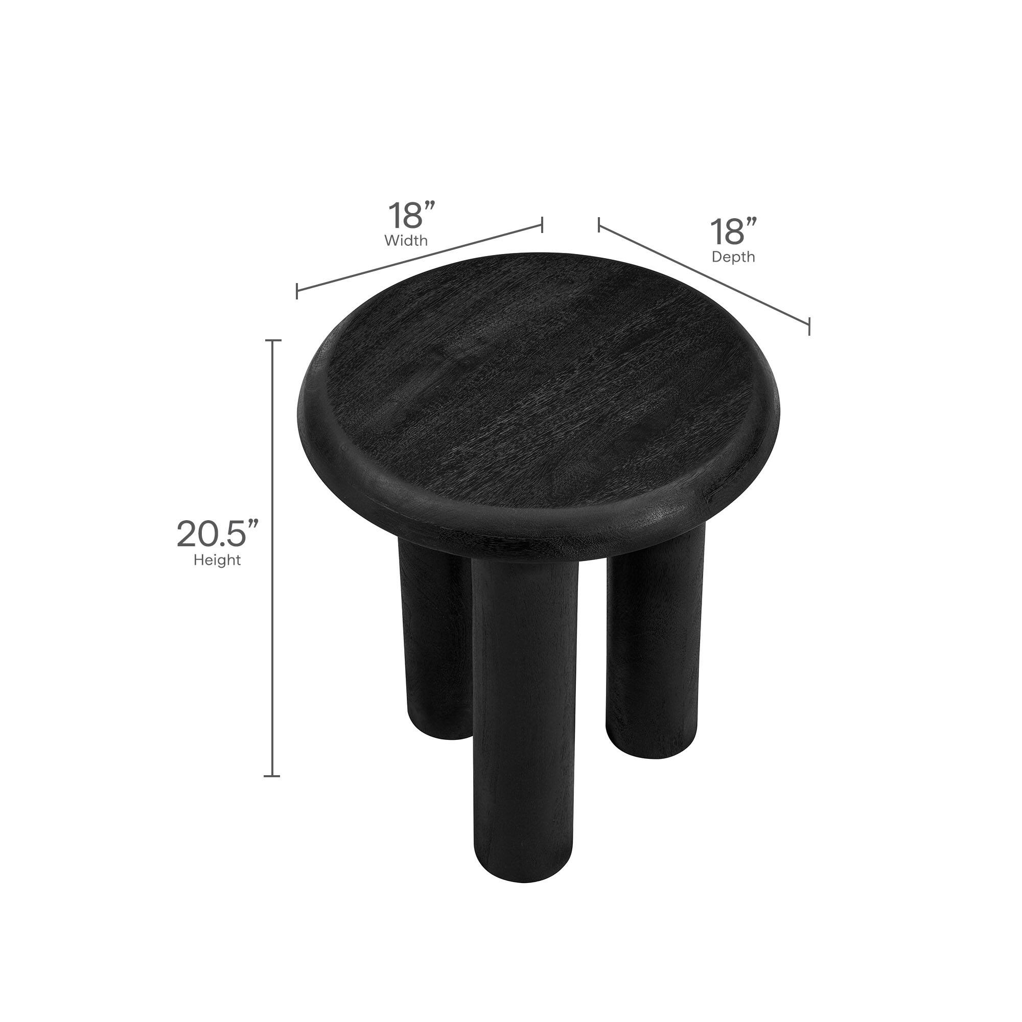 18" Width  
18" Depth  
20.5" Height