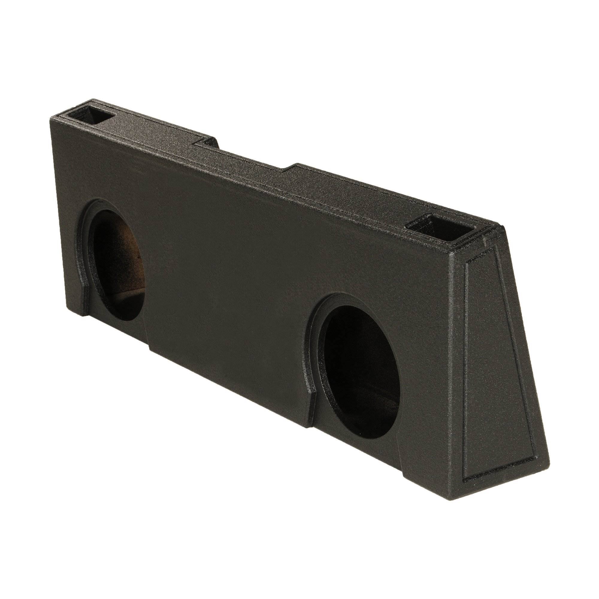 Alt View 1. QPower - QPower 2 Hole 2007-2013 GM/Chevy Crew Cab 10" Ported Subwoofer Box QBGMC07210 - Black.