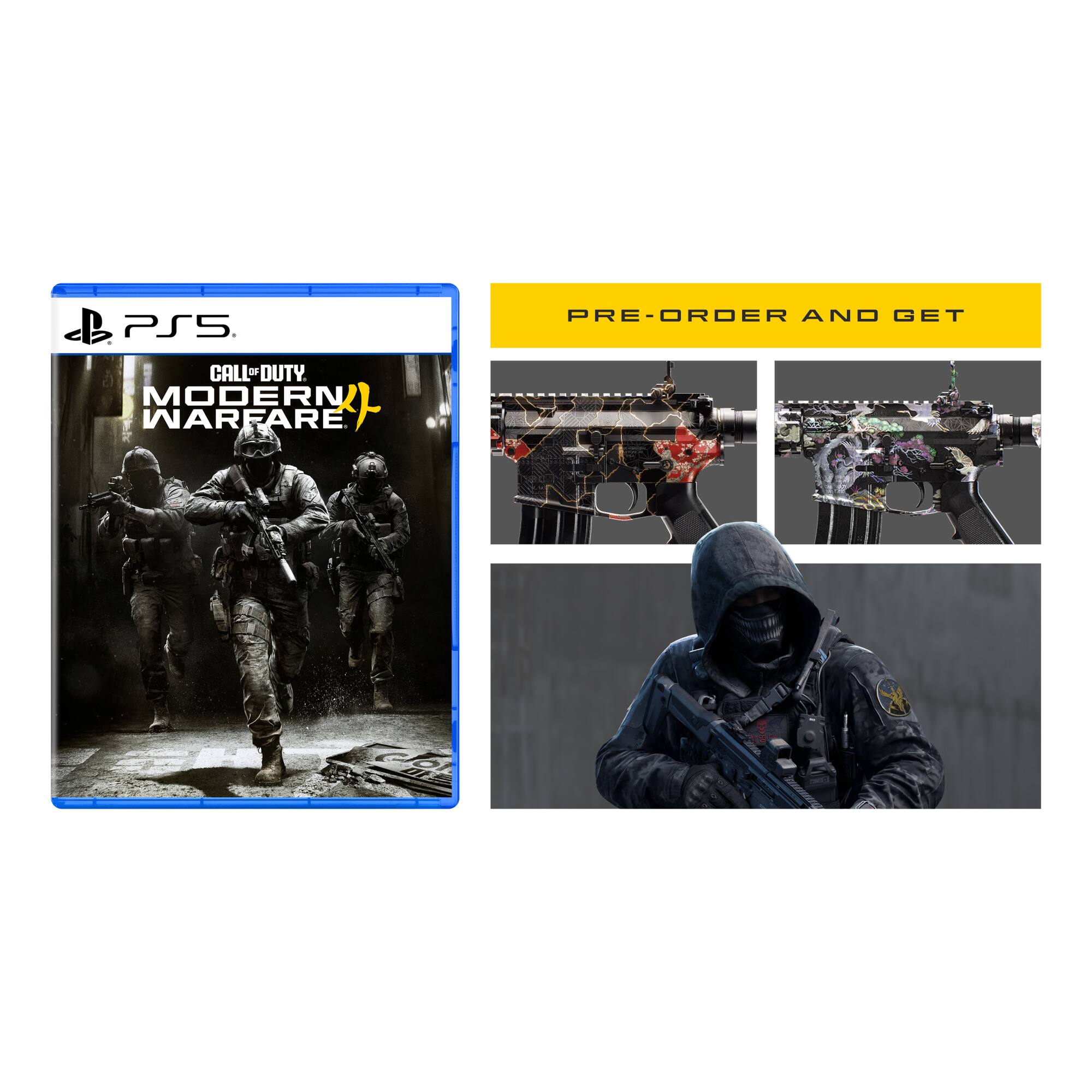PS5  
PRE-ORDER AND GET  
CALL OF DUTY MODERN WARFARE