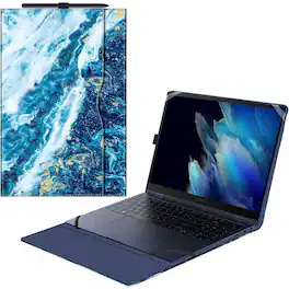 Kitcheniva - Sleeve Portfolio Case For 15.6" Samsung Galaxy Book2 Pro 360 NP950QED - Sandy Wave