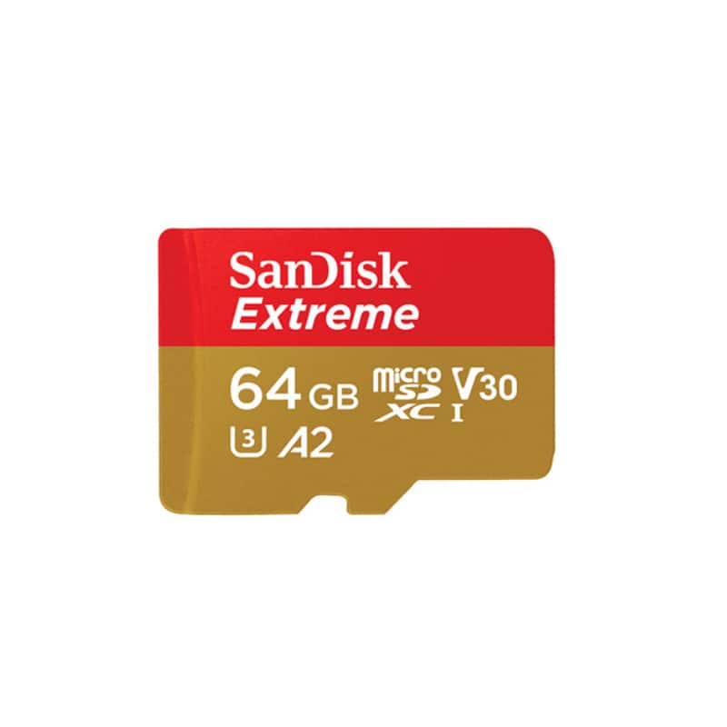 SanDisk - 64GB High-Speed microSDXC Card – Waterproof, Shockproof, Temperature-Resistant