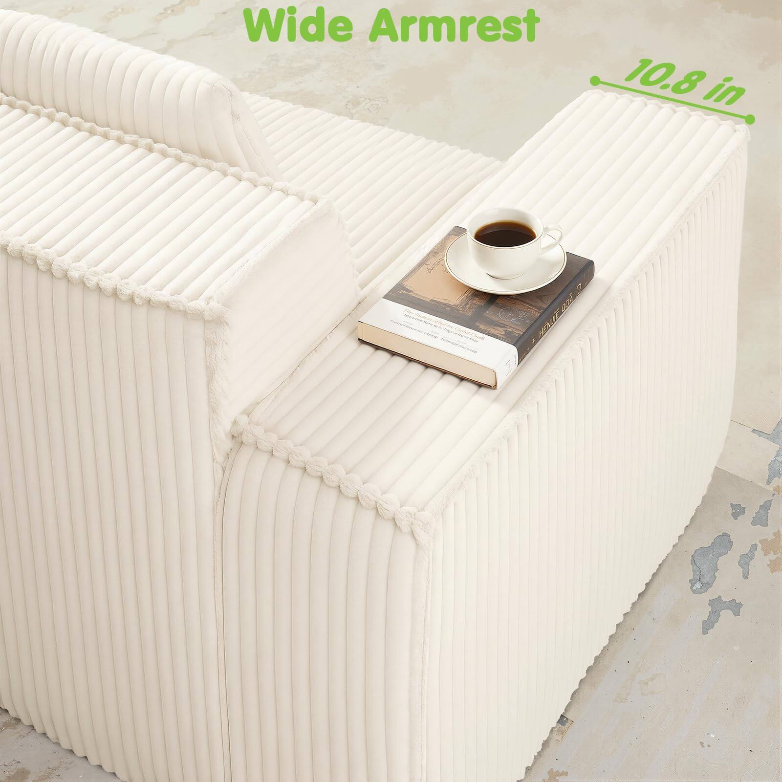 Wide Armrest 10.8 in